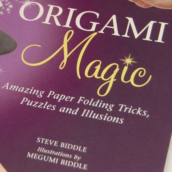 Origami Magic Book by Steve & Megumi Biddle, 80 Pages - Picture 2 of 5